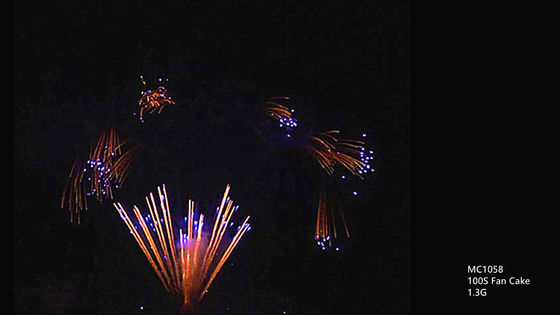 CE 100 150 300 500 600 1000 fuochi d'artificio professionali del dolce dei colpi personalizzabili