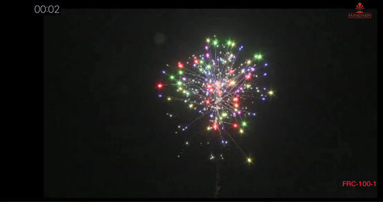 Colpi all'aperto di Liuyang i 100 salutano il CE dei fuochi d'artificio del dolce approvato