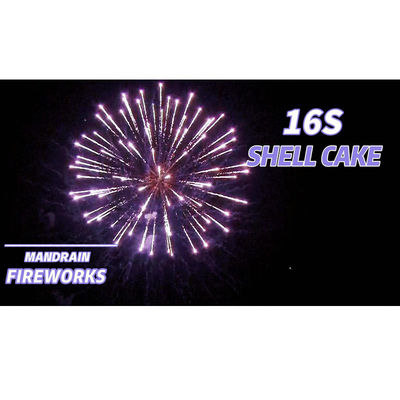 Fuochi d'artificio del dolce del consumatore dei colpi del mandarino 16 di Liuyang per nozze